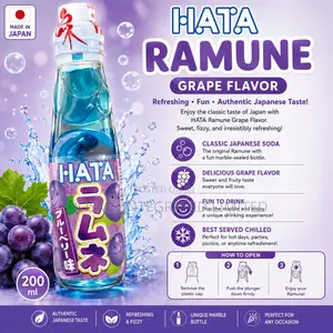 Hata Ramune Soda Drink Blueberry