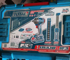 Total 2 in 1 Cordless Combo Kit – Powerful Portable Tool Set