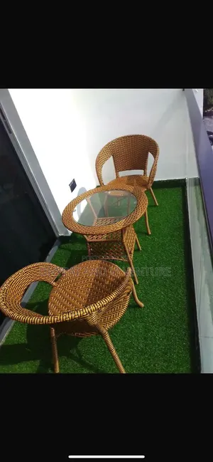 Two People Rattan Outdoor Indoor Table and Chairs