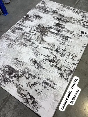 Coffee Brown and Cream Rug