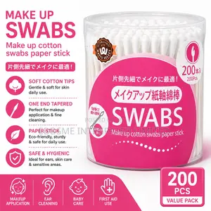 Make Up Cotton Swabs Paper Stick
