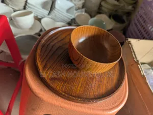 Wooden Plate and Bowls