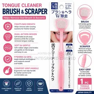 Tongue Cleaner Brush and Scraper