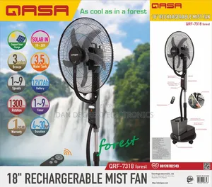 Qasa 18" Rechargeable Mist Fan QRF-7318 Forest