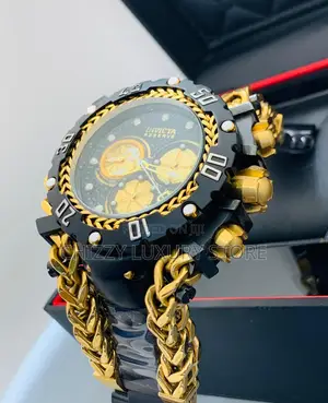 Invicta Quality Luxury Men Automatic Engine Wristwatch