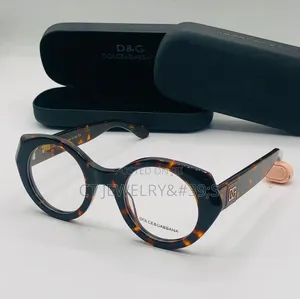 Round Tortoise Shell Fashion Glasses Thick Acetate Frame for Ladies
