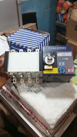 100amps Automatic Changeover Available in Any Size Socomec Products