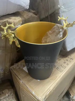 Quality Black Gold Stainless Wine/Champagne Bucket