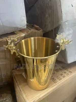 Quality Stainless Steel Wine Gold Bucket