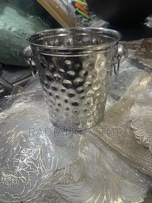 5 Liters Stainless Steel Hammered Wine/Champagne Bucket