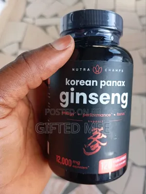Korean Panax Ginseng for Energy and Immunity.