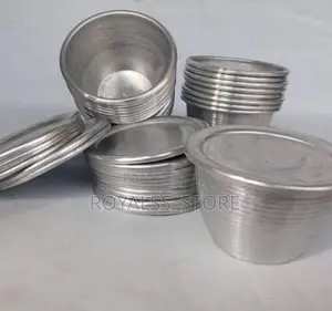 Allumimium Moi Moi Cooking Plate – 12pcs