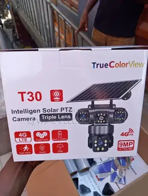 Intelligen Solar PTZ Camera Triple Lens