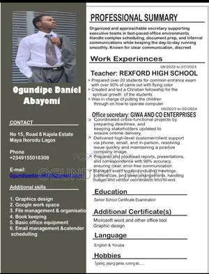 Male Office Assistant