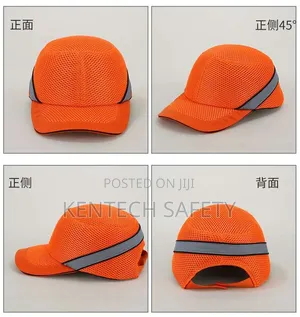 Orange Safety Bumper Hat Caps