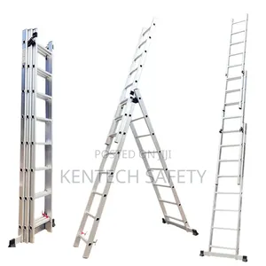 8x3 ,10x3 and 15x3 Extension Ladders Aluminum Type