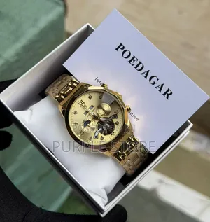 Poedagar Automatic"Mechanical Movement" Functional-Chronograph Watches