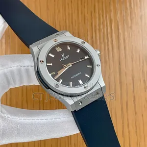 Hublot Classic Fusion Titanium Watch With a Grey Original Rubber Strap