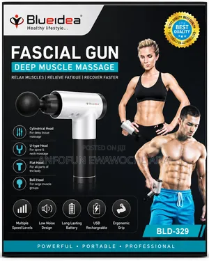 Blue Idea Gun Massager
