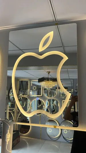 Apple Design Mirror With Sensor Led Lights