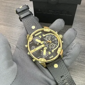 Diesel Men's Mr. Daddy 2.0 Dz7371 Wristwatch a Gold-Tone Stainless