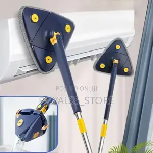 Extendable Triangle Self-Twist Mop 360 Rotating Floor and Wall Mop