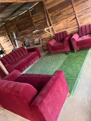 Wine Color Elegant Furniture Set