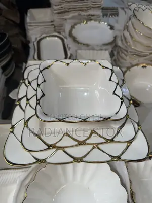 12 Pieces Ceramic Flat Plate