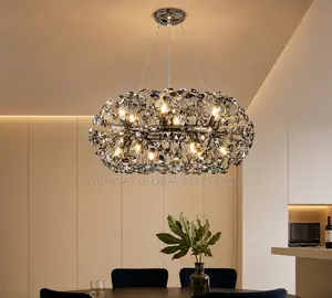 New Black Crystal 80cm Full Crystal Chanderlier