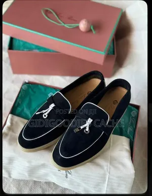 Black Suede Loro Piana-Style Summer Loafers
Siz3 38-43