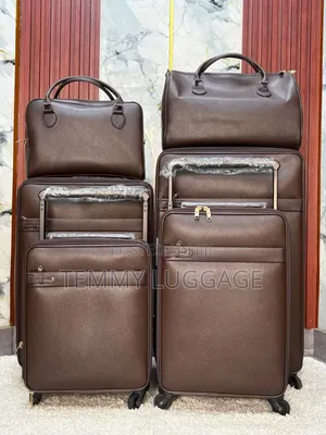 Luxury Leather Traveling Luggage T