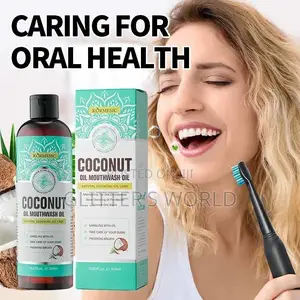 12pcs Coconut Oil-Pulling Whitening Mouthwash Oil. 315mlx12 (1 Carton)