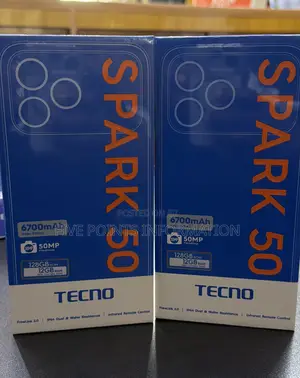 New Tecno Spark 50 128 GB Black