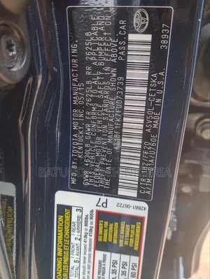 Toyota Camry SE 4dr Sedan (2.5L 4cyl 6A) 2015 Blue