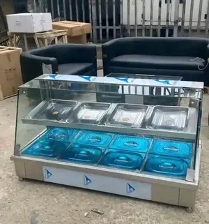 4/8plates Locally Fabricated Food Display Warmer