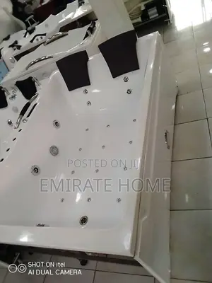White Double Jacuzzi England Made