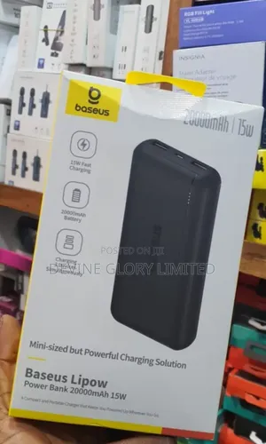 Baseus Bipow 20000mah 15w Fast Charging Power Bank