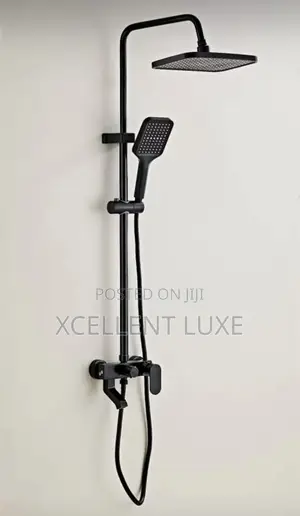 Black Wall Mount Shower Mixer