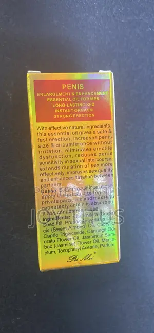 Penis Enlargement and Enhancement Oil for Men