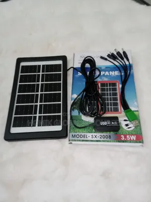 3.5w Solar Direct Charger + Usb Multi-Cable Set