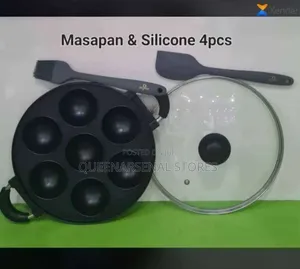 7 Holes Masa Pan With Spatula