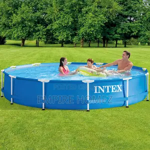 10ft Intex Metal Frame Swimming Pool 3.66 X 0.76 M
