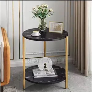 Marble Multifunctional Living Room Coffee Table, Side Stool