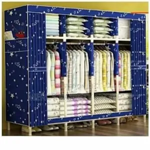 4 Column Wooden Mobile Wardrobes