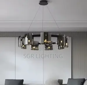 Led Crystal Chandelier Gold Black for Bedroom Living