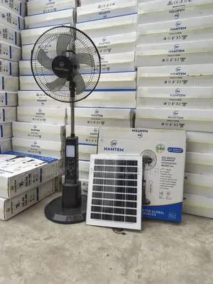 16 Inches Hamtem Solar Rechargeable Fan