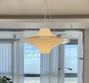 Modern Cream Ufo Pendant Lights Nordic Design