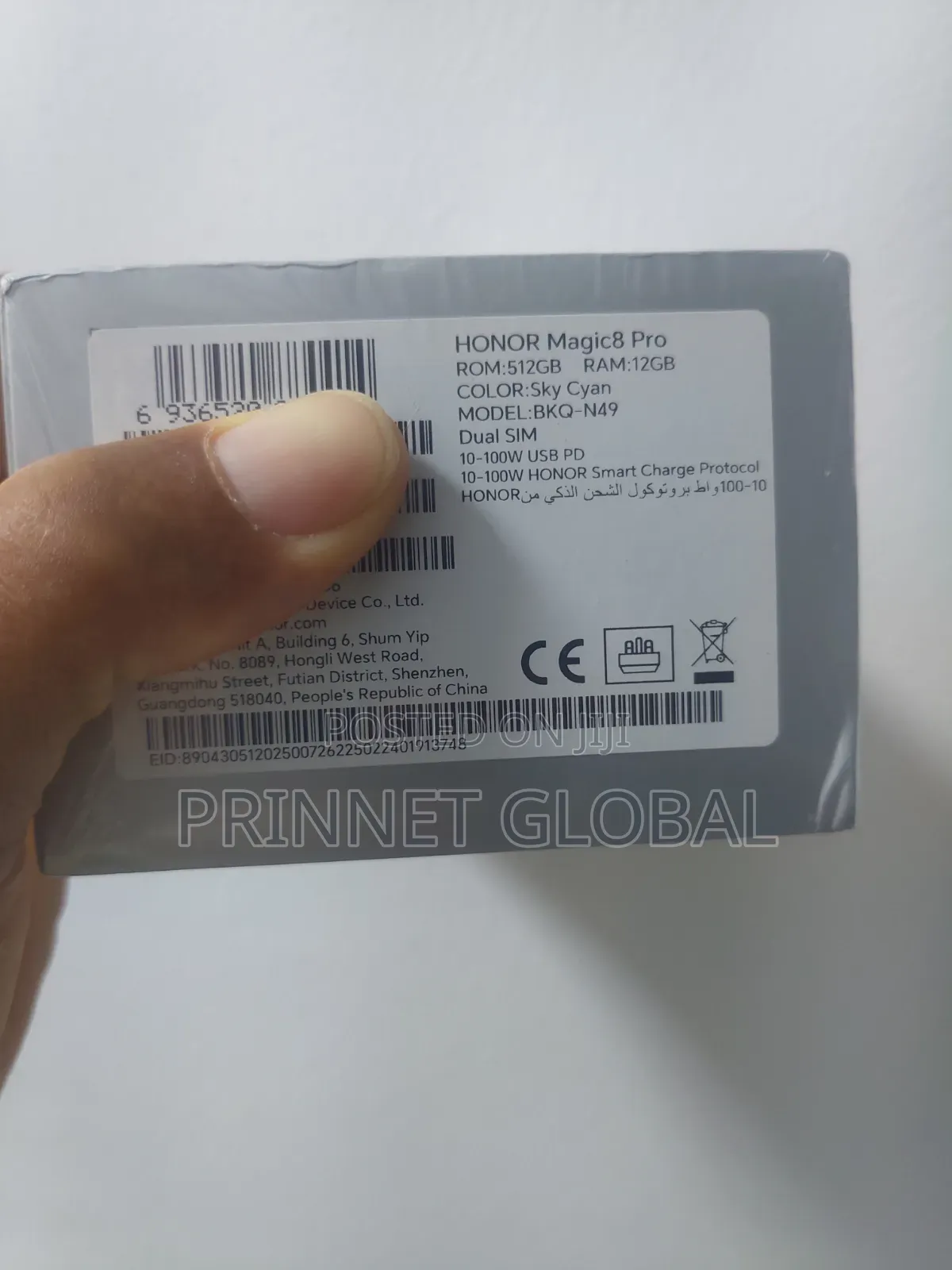 New Honor Magic8 Pro 512 GB Silver