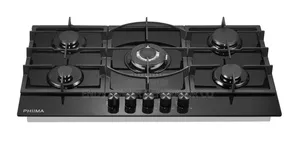 90 Cm Inbuilt 5 Burner Cooker