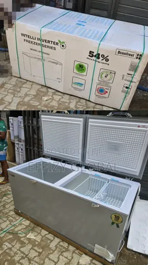 Brand New Scanfrost 500l Inverter Chest Freezer (Model Sfl500inv)